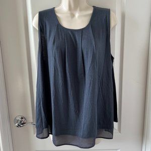 Old Navy Tank with Sheer Cutout Back and Hem - NEW